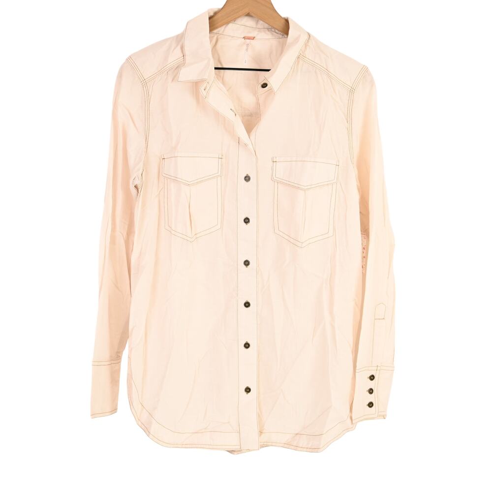 Free People Last Chance Button Down, NWT